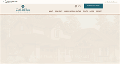 Desktop Screenshot of calderasprings.com