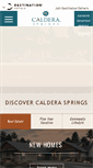 Mobile Screenshot of calderasprings.com